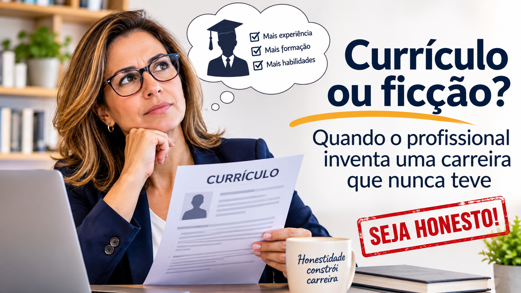 Currículo ou ficção? Quando o profissional inventa uma carreira que nunca teve